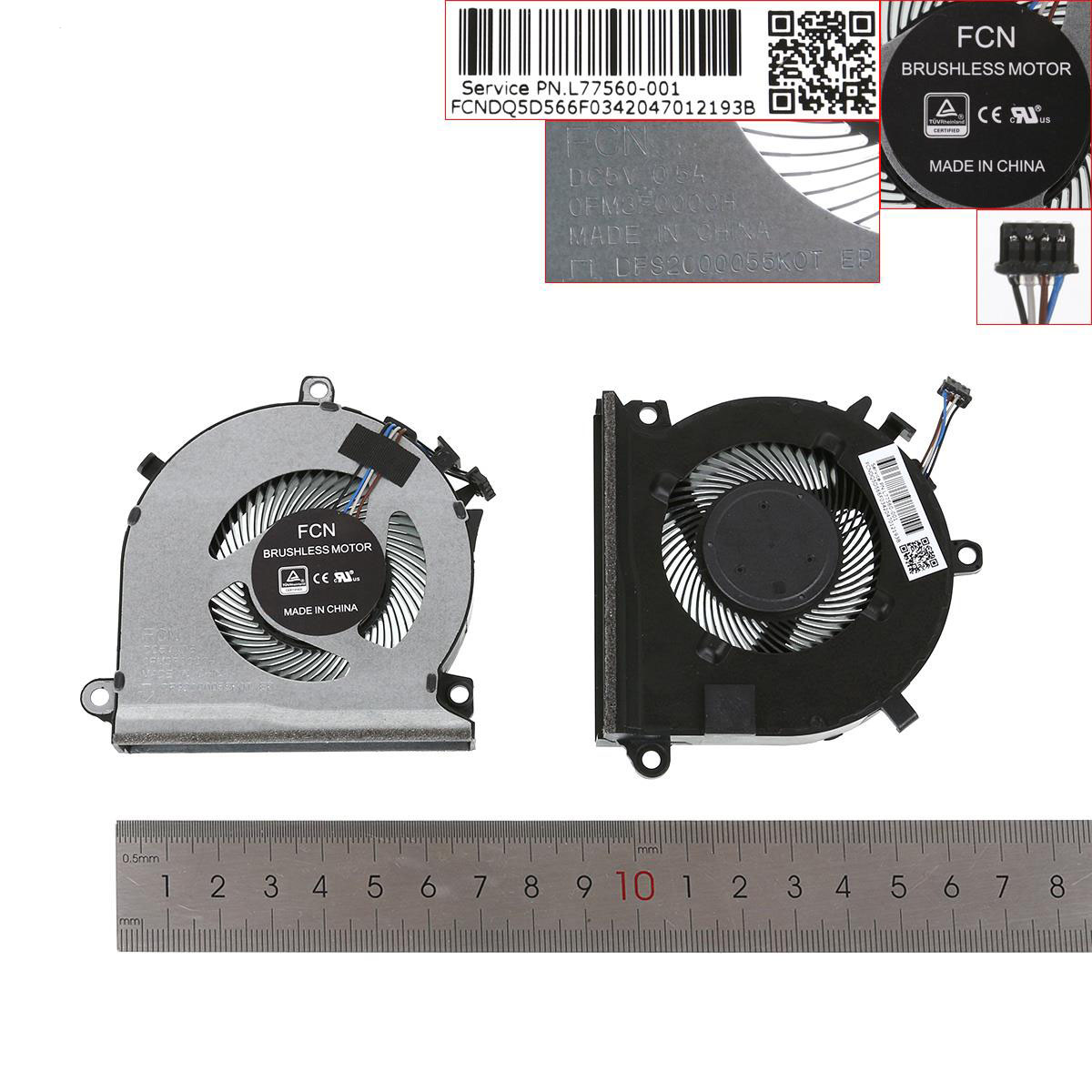 Laptop Cooling Fan for HP Pavilion Gaming 15-ec