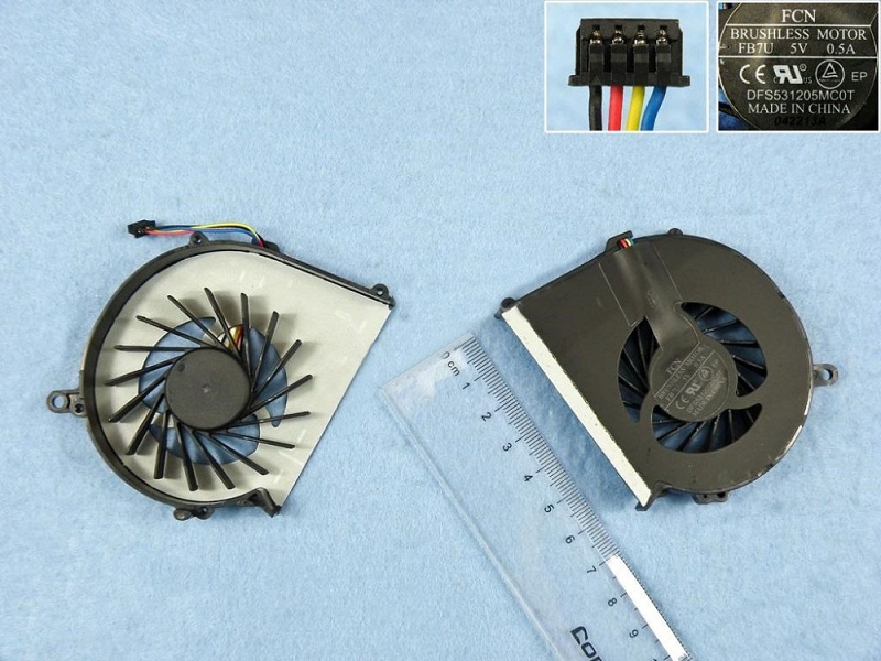 Laptop Cooling Fan for HP Compaq CQ58 G58 655 DFS531205MC0T, vesrion 1