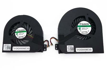 Laptop Cooling Fans for Dell Precision M4800 , CPU + GPU