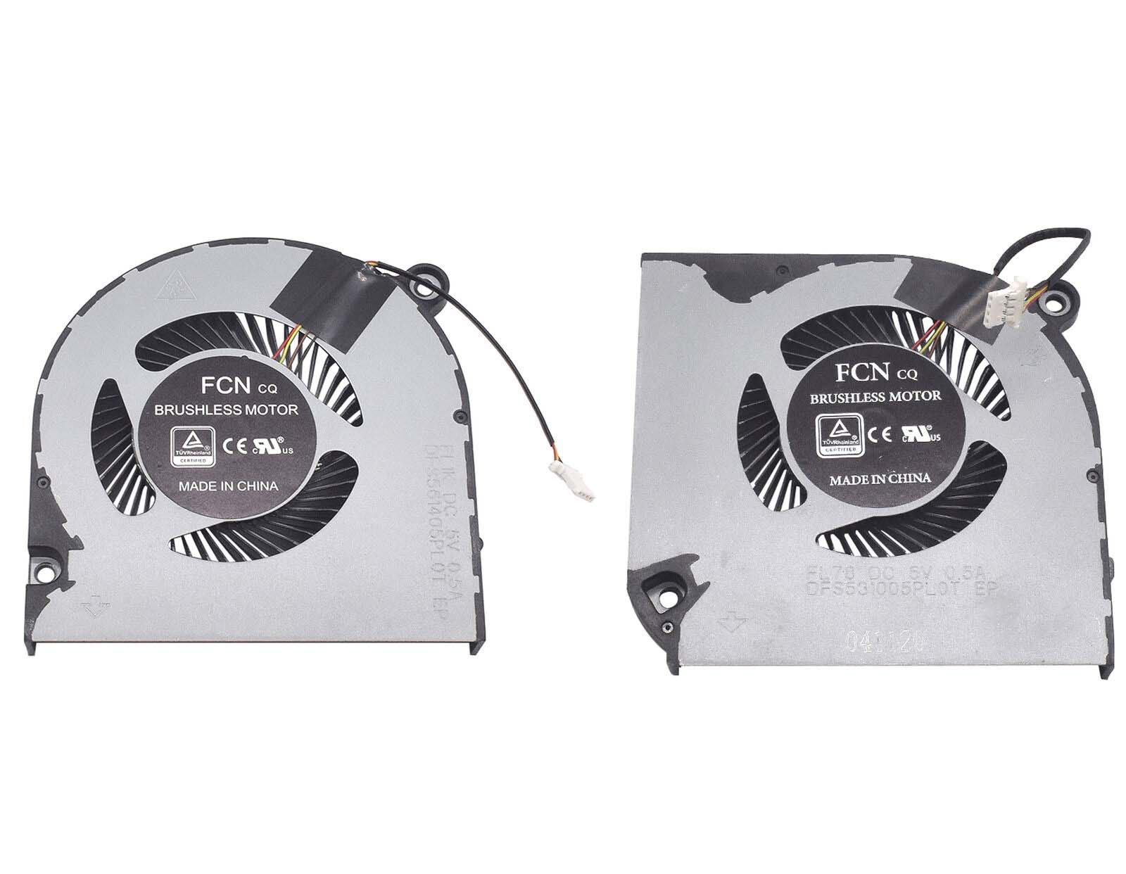 Laptop Cooling Fans for Acer Nitro 5 7 AN515-43 AN515-54 AN517-51 AN715-51 A715-74G, CPU + GPU, version 3