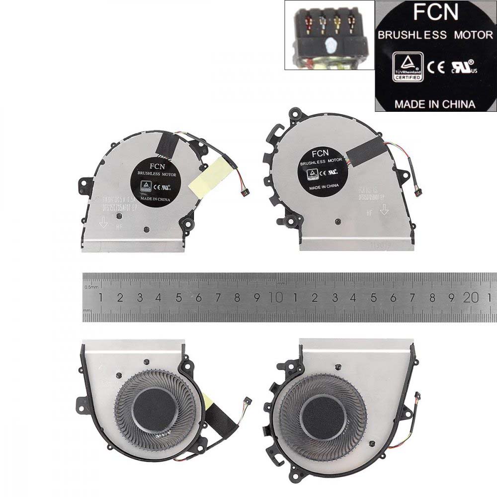 Laptop Cooling Fans for Lenovo Yoga 530-14IKB 530-14ARR