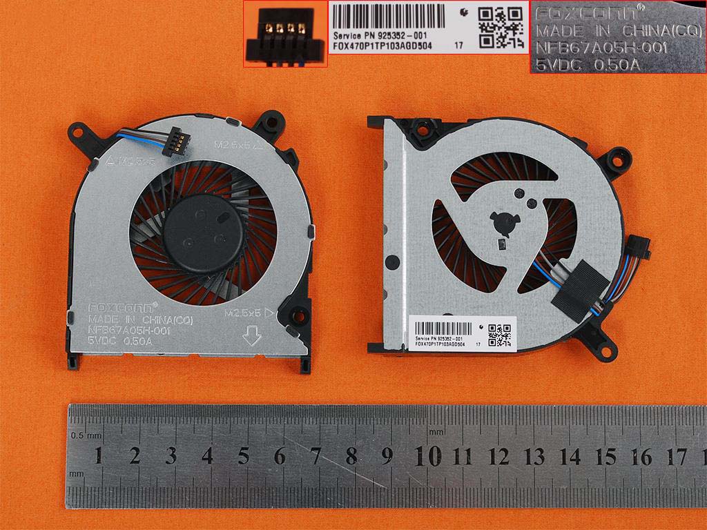 Laptop Cooling Fan for HP 14-BS 14Q-BU 14-BW 246 G6 240 G6 TPN-Q187