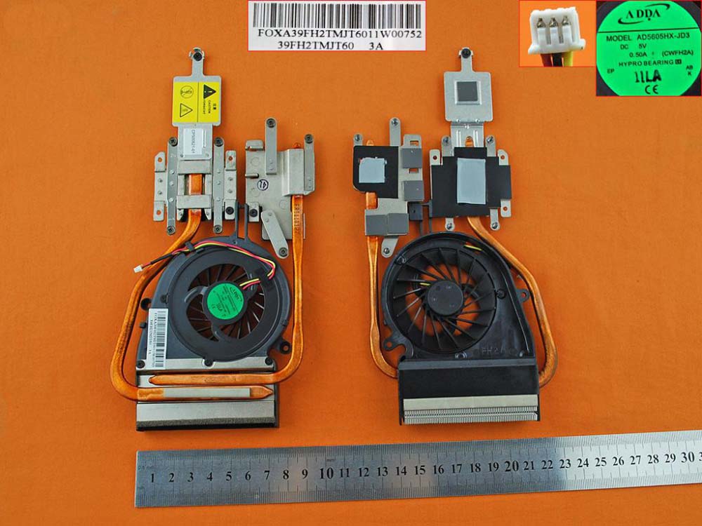 Cooling Fan with Heatsink for pro Fujitsu Siemens LifeBook AH530