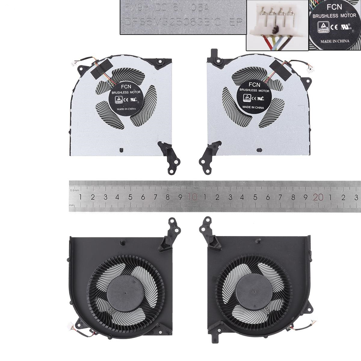 Laptop Cooling Fans for LENOVO Legion Y7000 Y7000P R7000 R7000P 2020, GPU + CPU, 5V, version 3