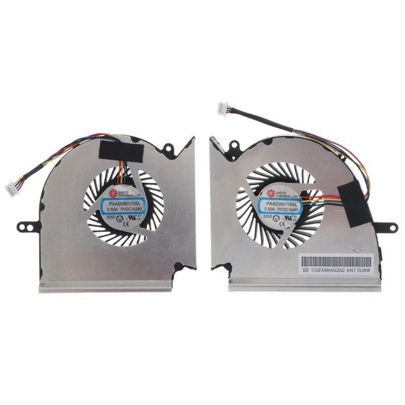 Laptop Cooling Fans for MSI GE75 Raider GP75 GL75 WE75 VR MS-17E2/E4/E5/E7 , CPU a GPU