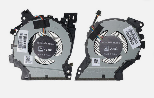 Laptop Cooling Fans for HP ZHAN 99 G1 ZHAN 99-65 Zbook 15V G5 TPN-C134, CPU + GPU