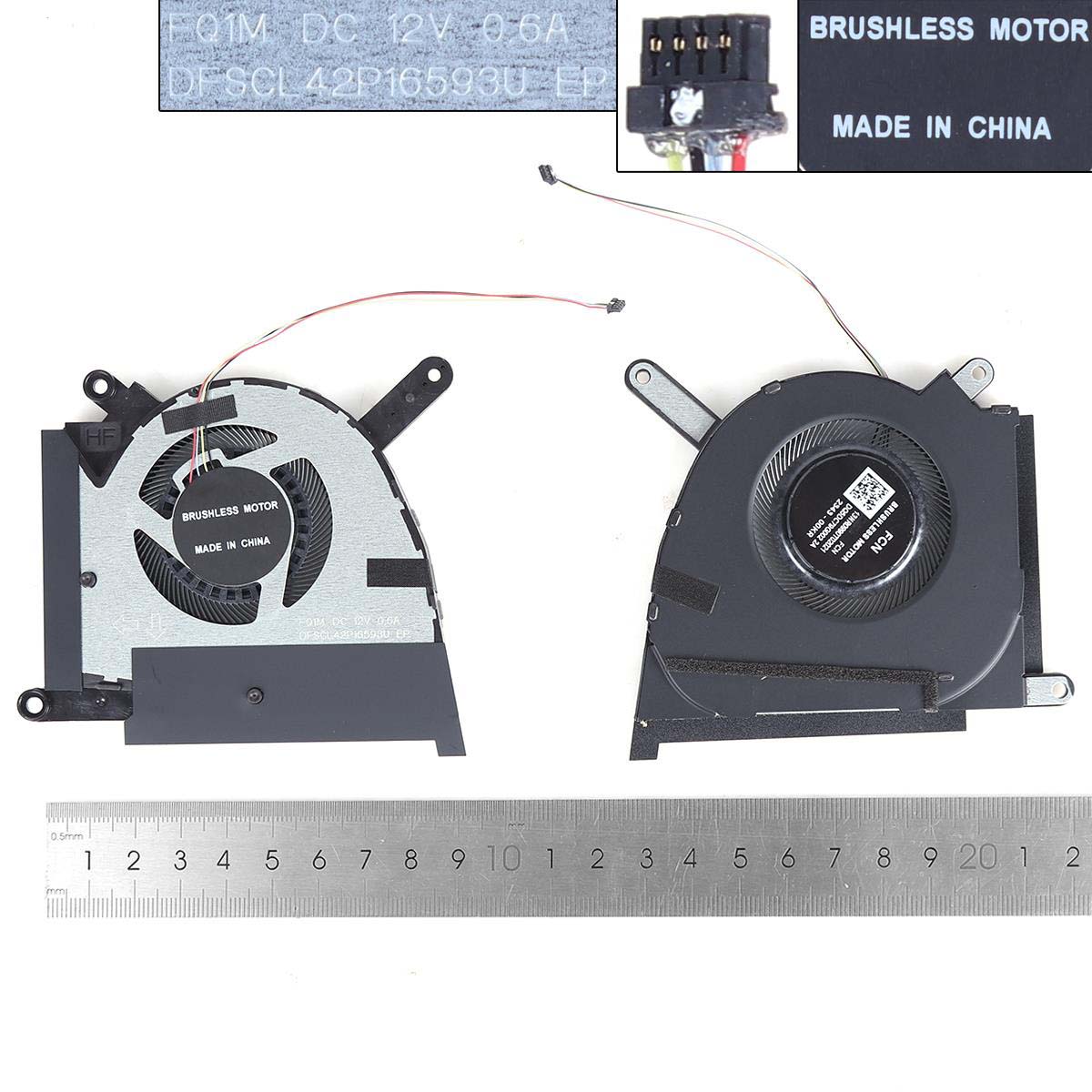 Laptop Cooling Fan for Asus TUF Dash 15 FX517 FX517ZC FX517ZM FX517ZR FX517ZR-F15 ,DC 12V, for GPU
