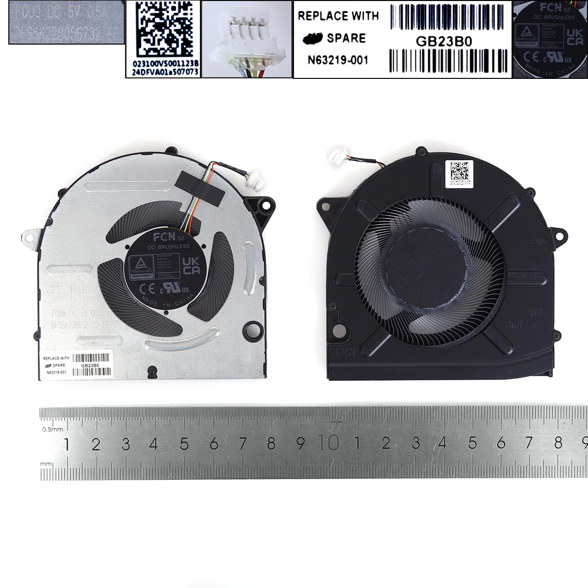 Laptop Cooling Fan for HP Pavilion 16-ab TPN-W161 N63219-001 , version 1, DC5V