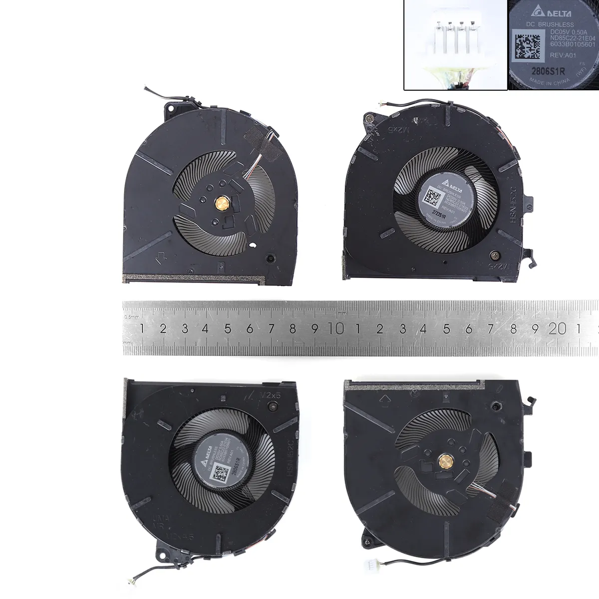 Laptop Cooling Fans for HP ZBook Studio 16, CPU + GPU
