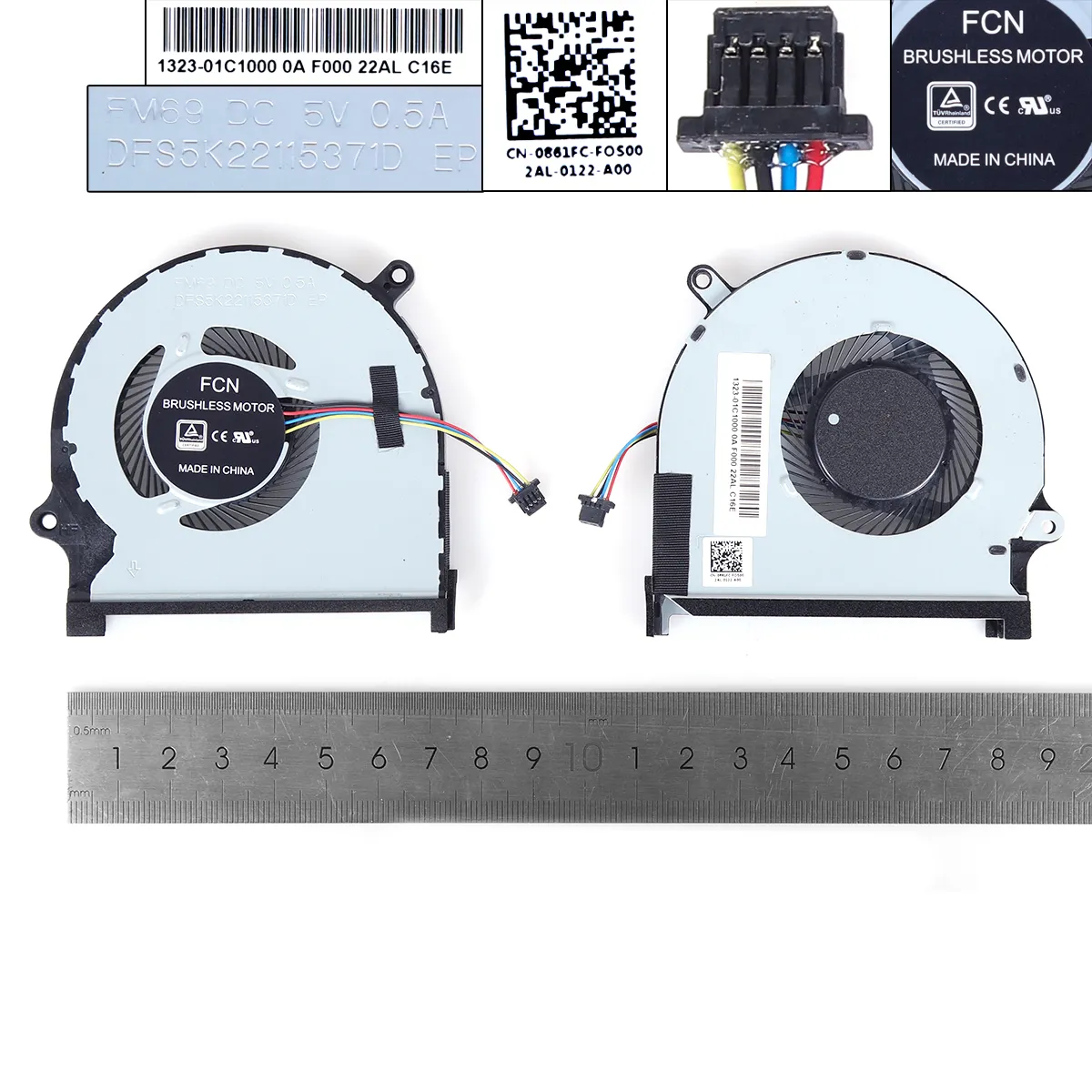 Laptop Cooling Fan for Dell Inspiron 15-7590 7590 7591 P83F , GPU