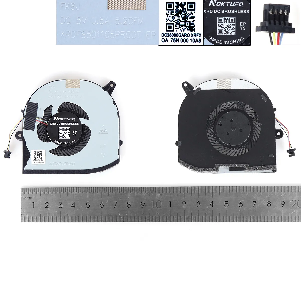 Laptop Cooling Fan for Dell XPS 15 9570 7590 XPS15-9570 , GPU