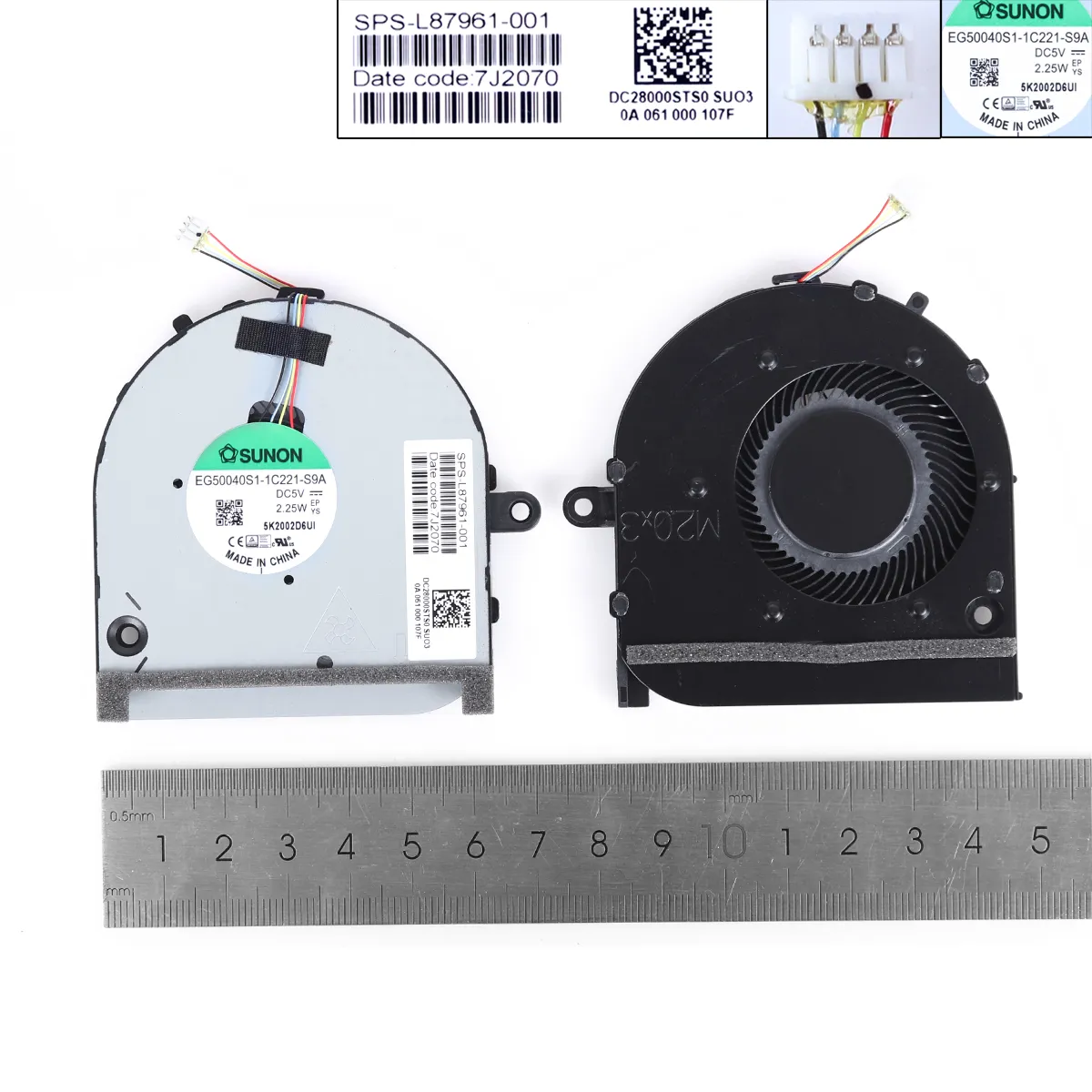Laptop Cooling Fan for HP Envy 17-cg 17m-cg , CPU