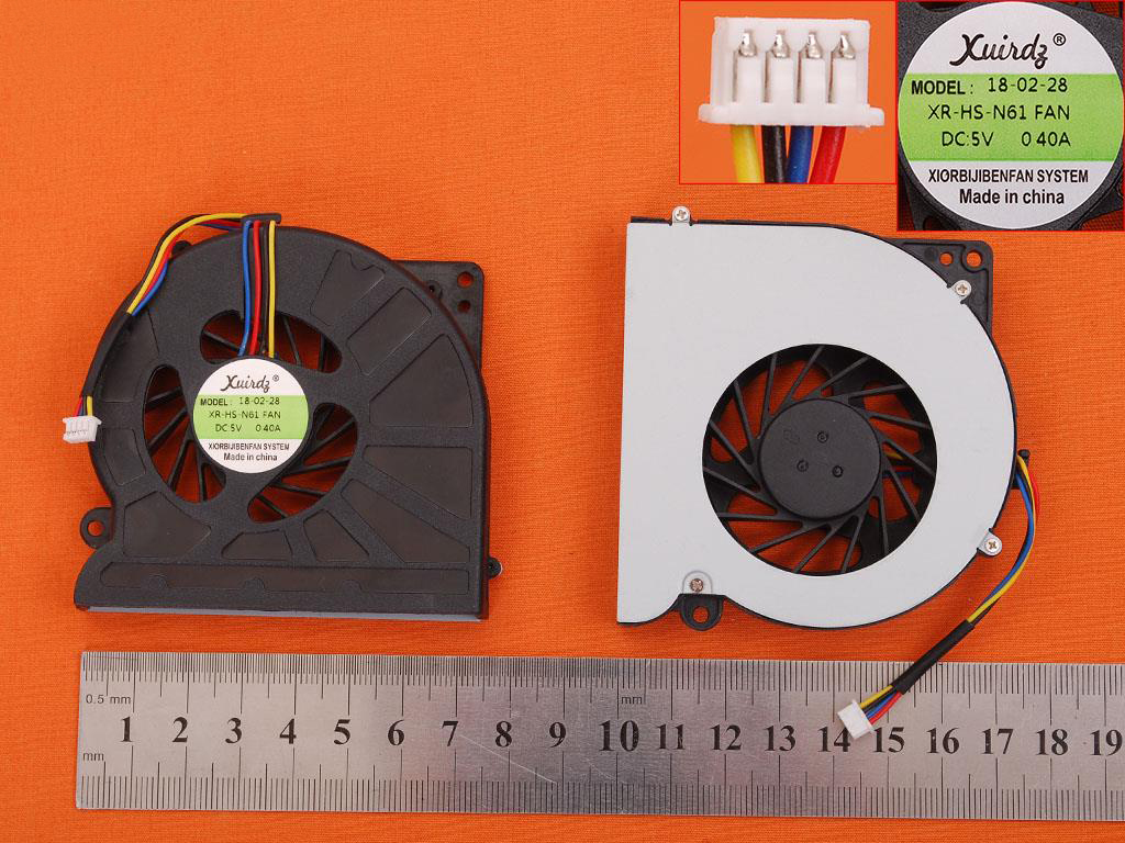 Laptop Cooling Fan for Asus N61 N61J N61JV N61JQ K52 K52F A52F A52JK A52 N64X