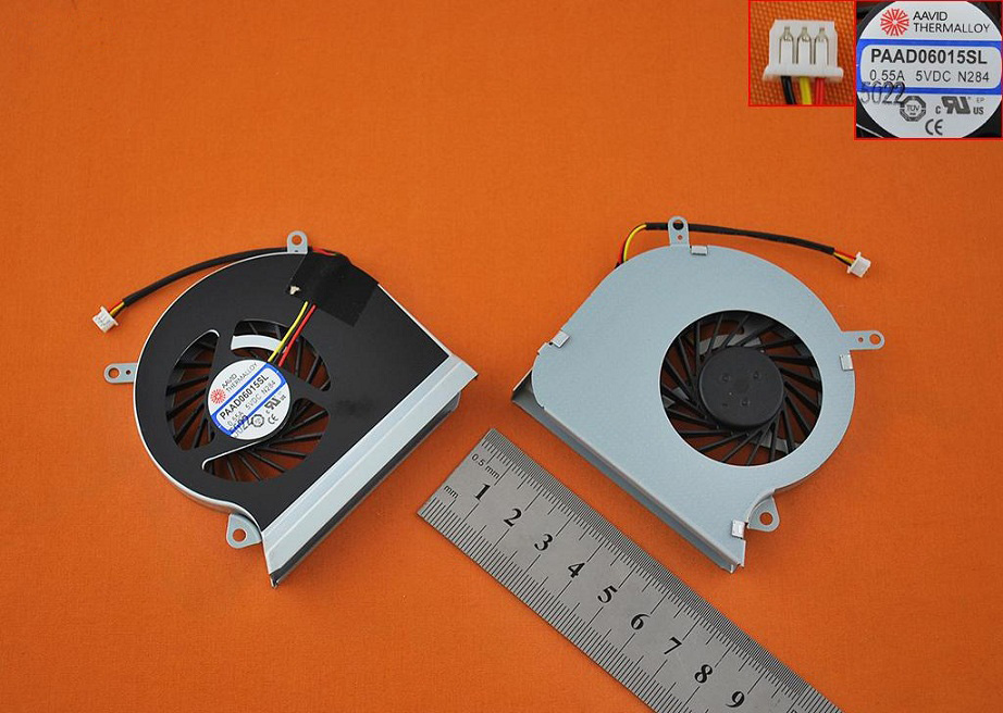 Laptop Cooling Fan for MSI GE60 MS-16GA MS-16GC CPU-VGA E33-0800401-MC2