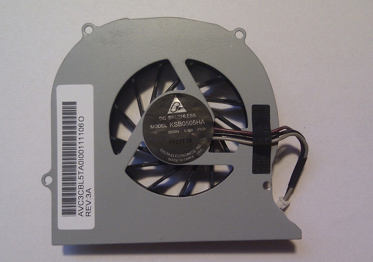 Laptop Cooling Fan for Toshiba Satellite P300, version 2