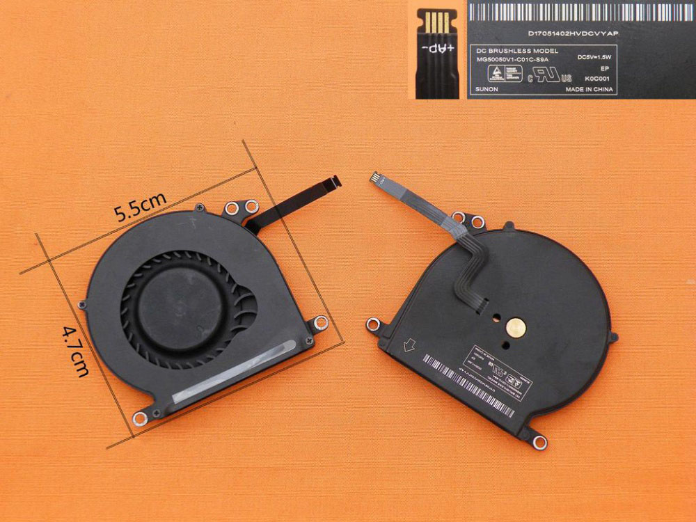 Laptop Cooling Fan for Apple Macbook Air A1370 11"