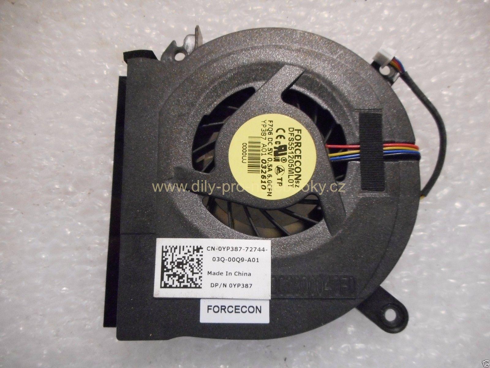 Laptop Cooling Fan for Dell Latitude E6500 Precision M4400