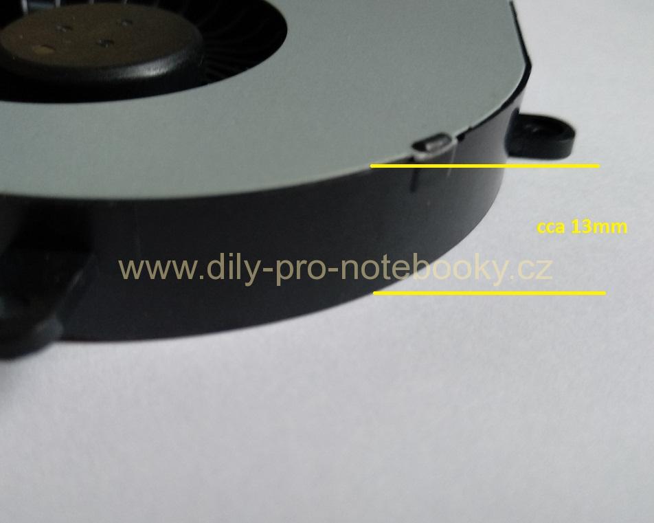Laptop cooling fans for Asus G751 G751J G751M, version 1